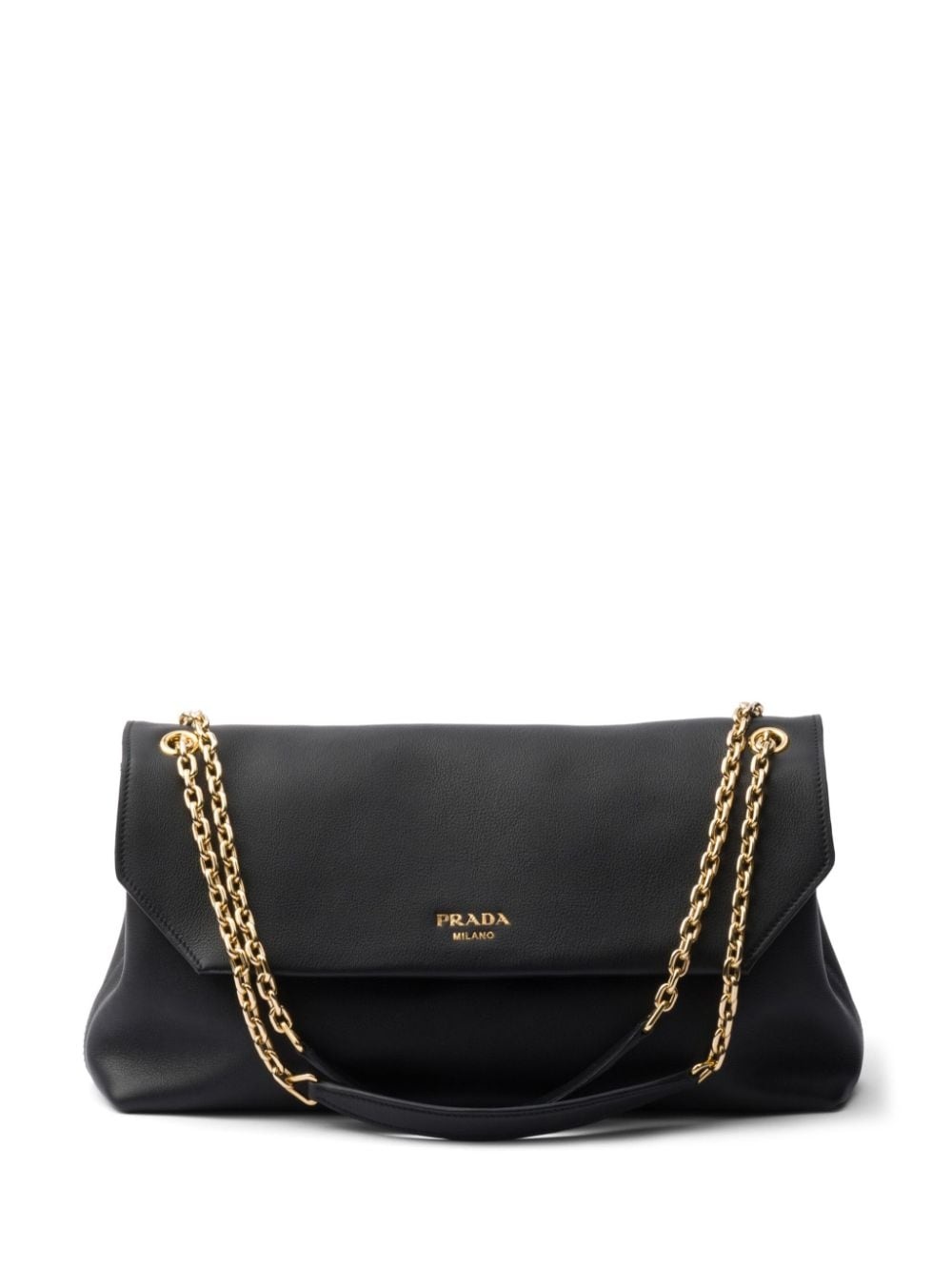 medium leather shoulder bag - 1