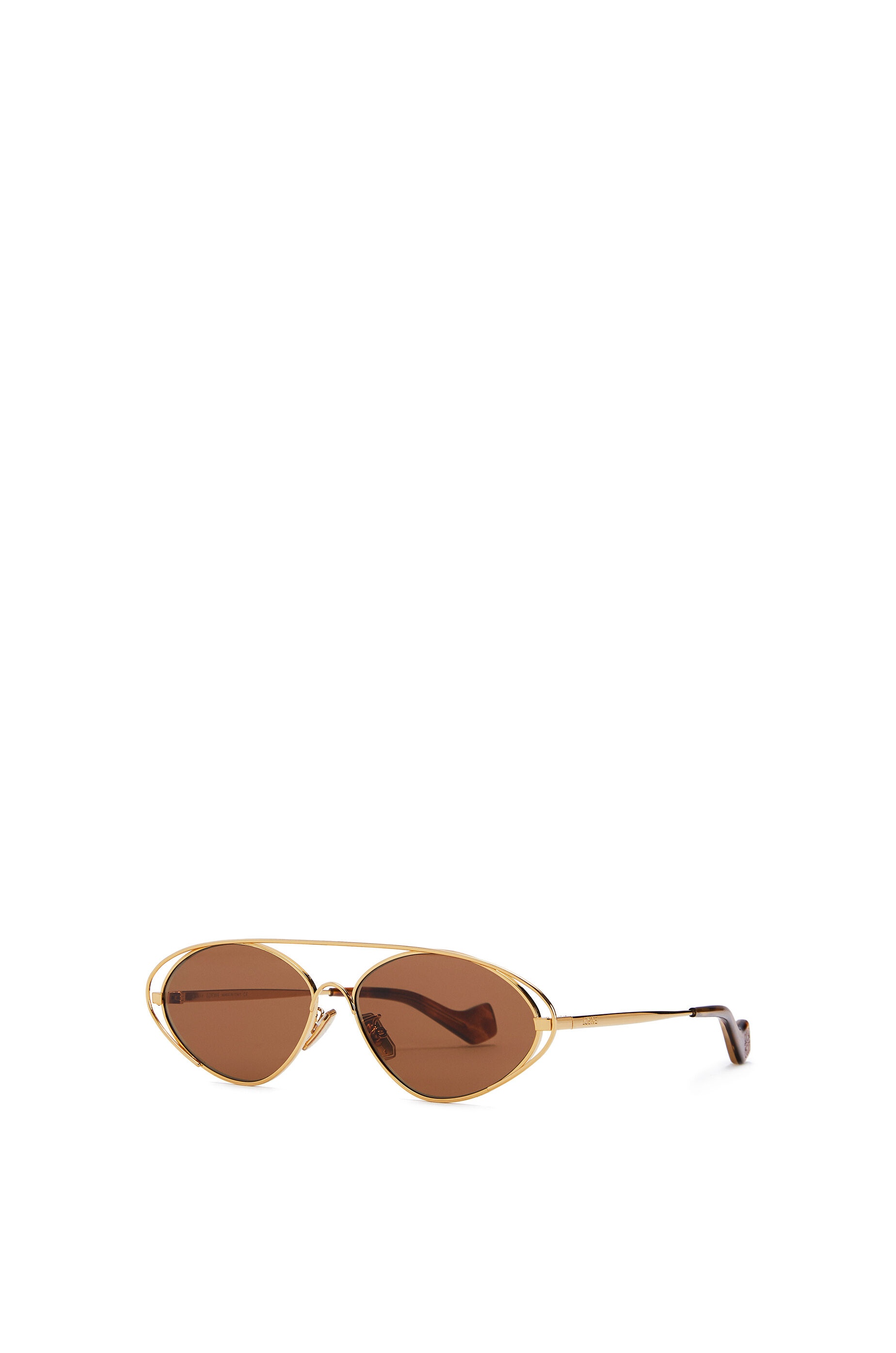 Metal oval sunglasses - 3