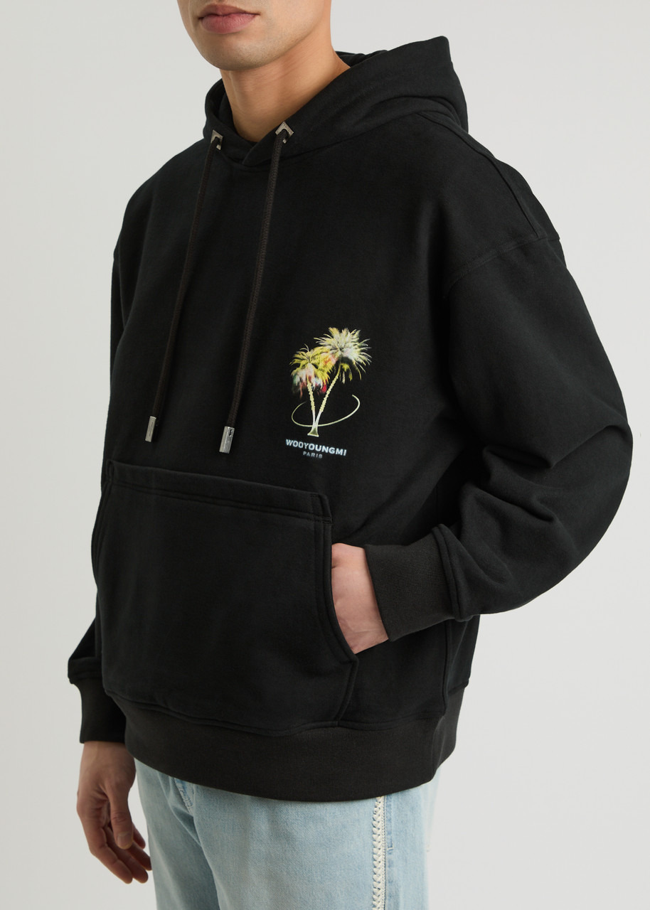 Wooyoungmi Logo-print Hooded Cotton Sweatshirt - 5
