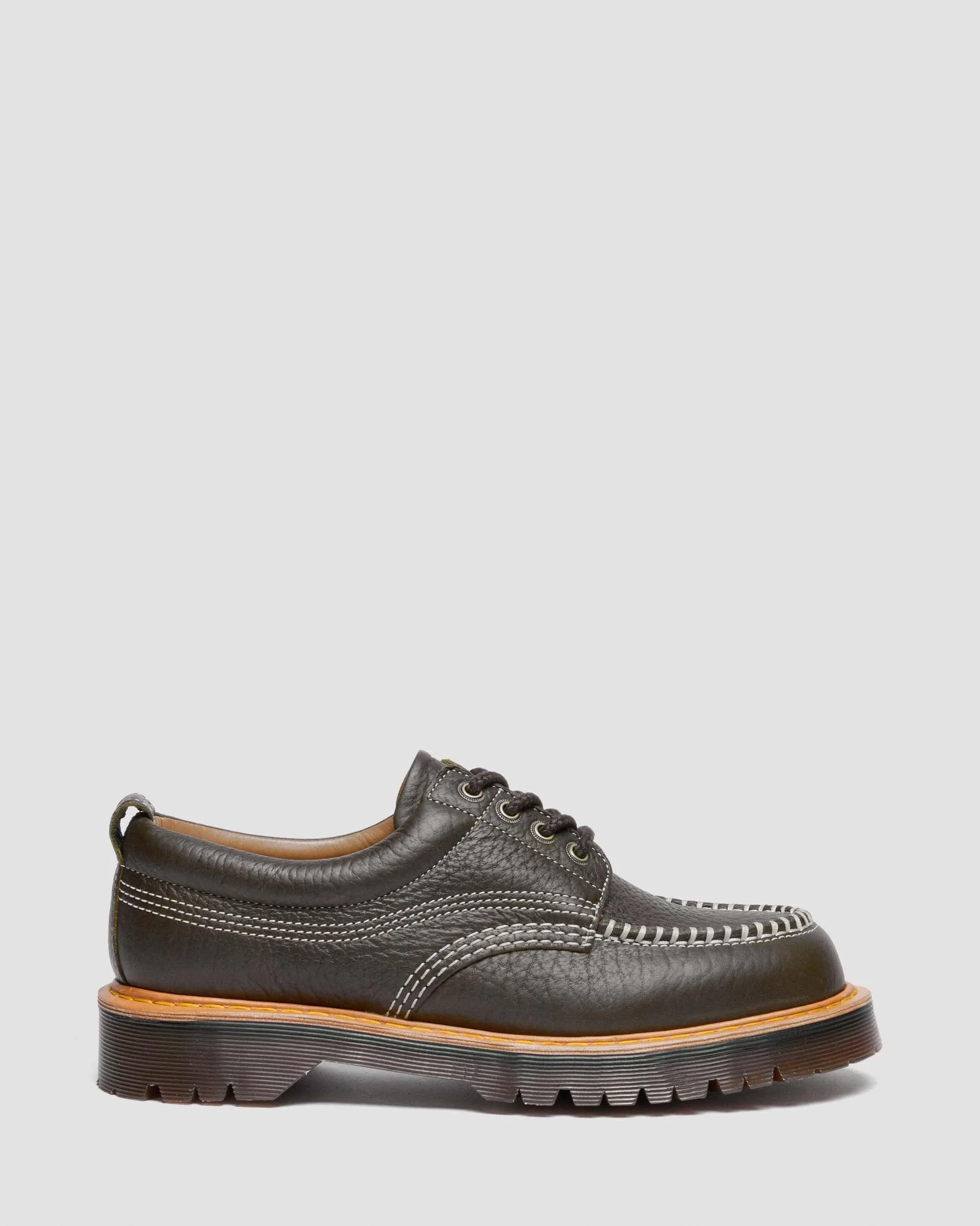 Lowell Wild Grain Leather Moc Toe Shoes - 1