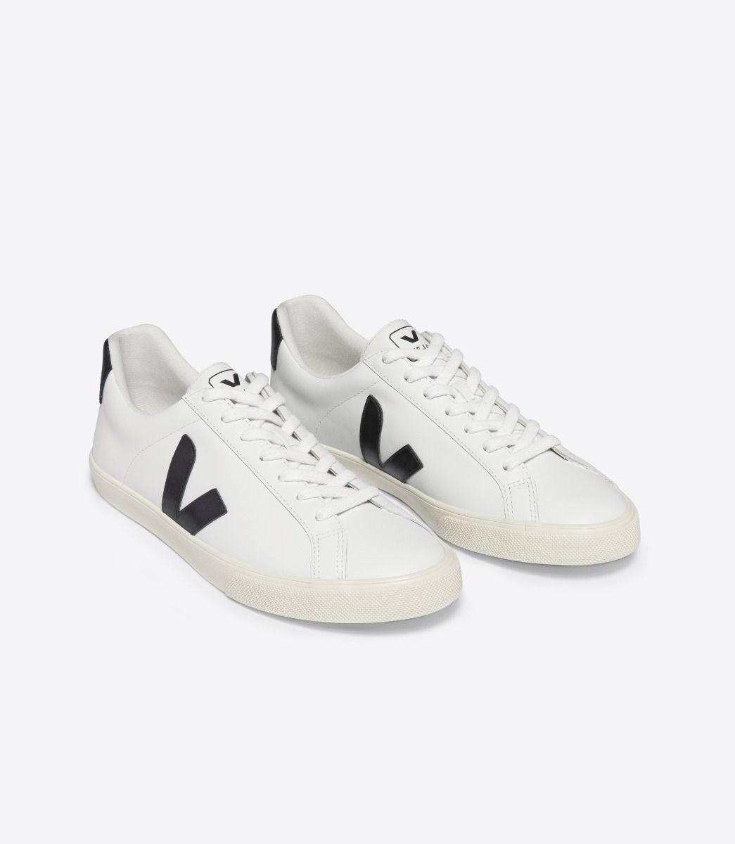 ESPLAR LEATHER WHITE BLACK - 2