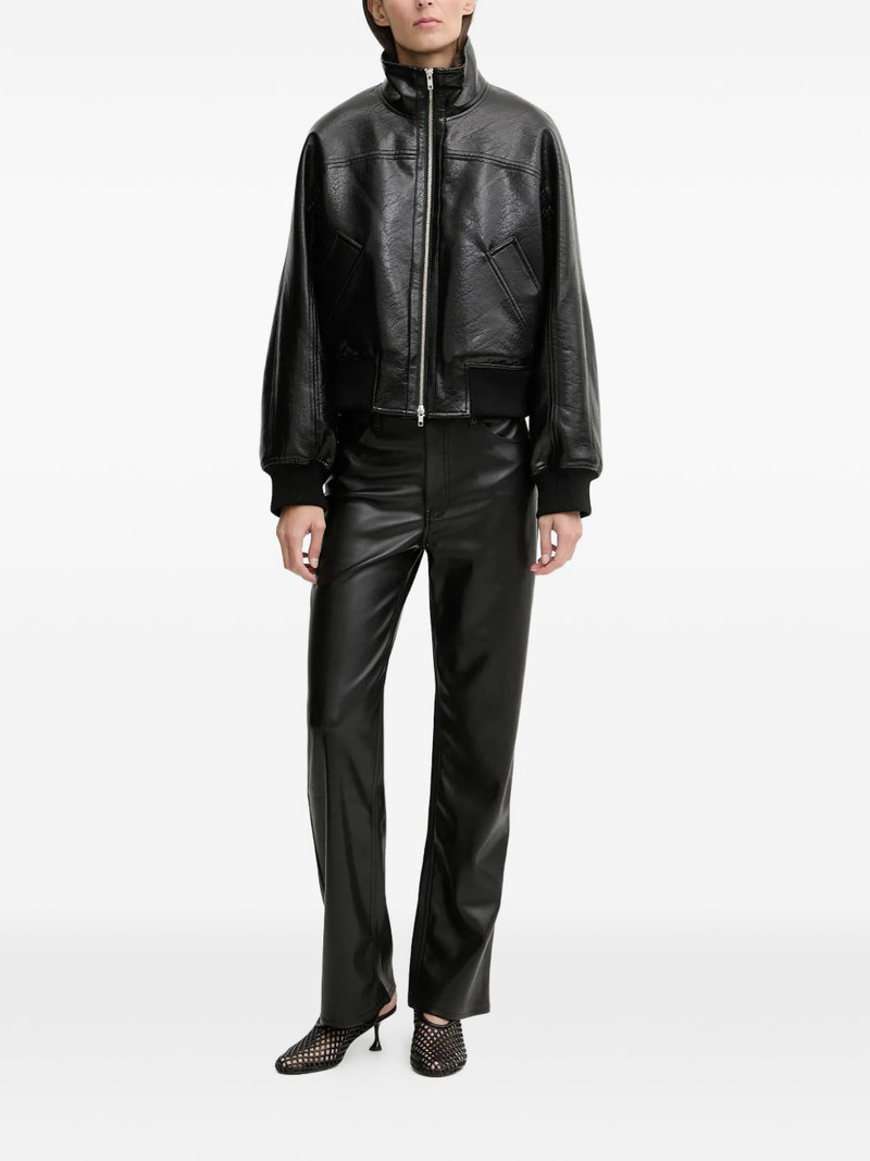 STAND STUDIO zip funnel-neck jacket outlook