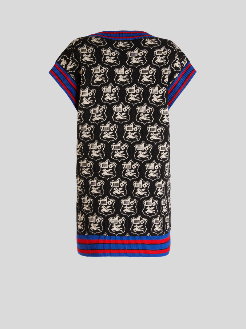 JACQUARD JERSEY GILET 5