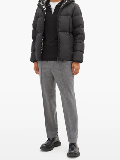 Moncler Pleated wool track pants outlook