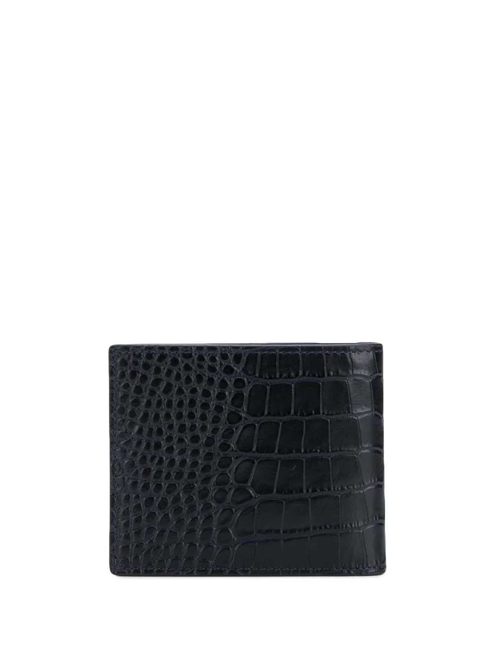 crocodile-embossed bi-fold wallet - 2