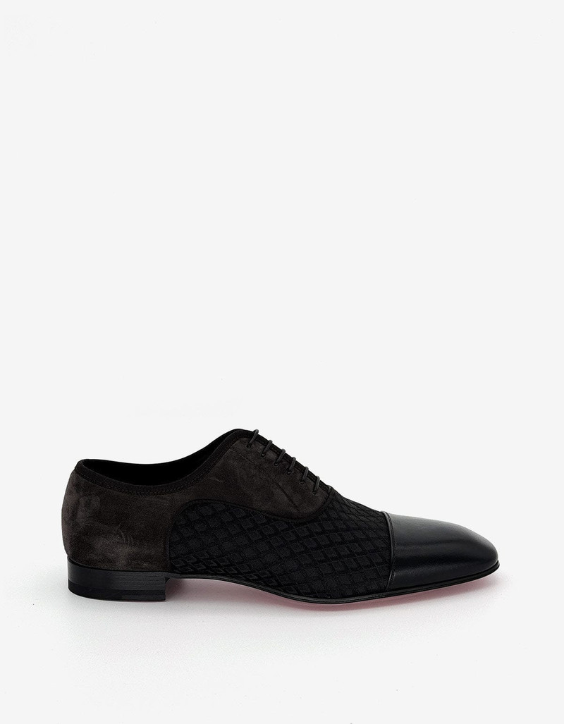 Christian Louboutin Christian Louboutin Greggo Flat Jacquard Black Shoes outlook