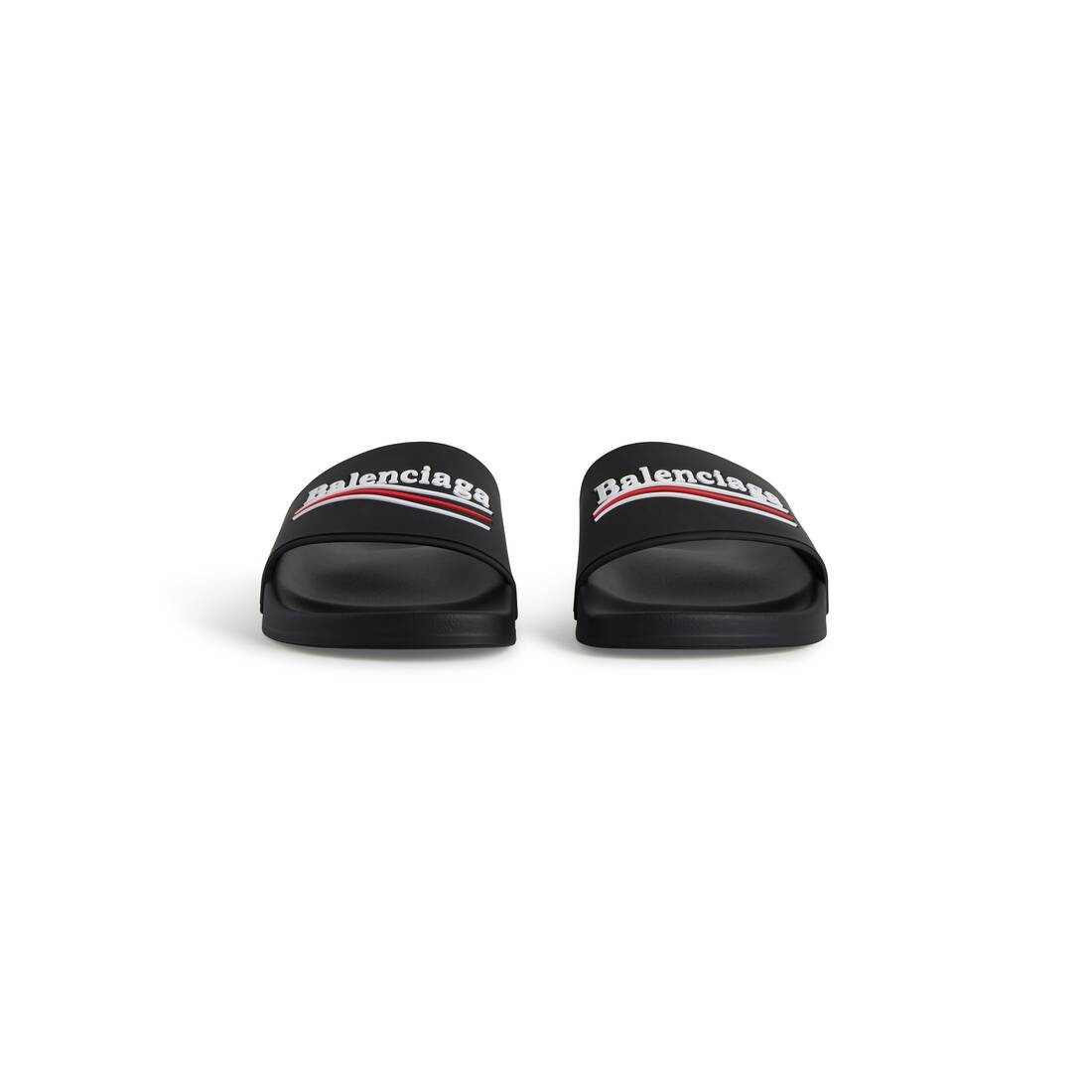 Men's Pool Slide Sandal in Black - 3