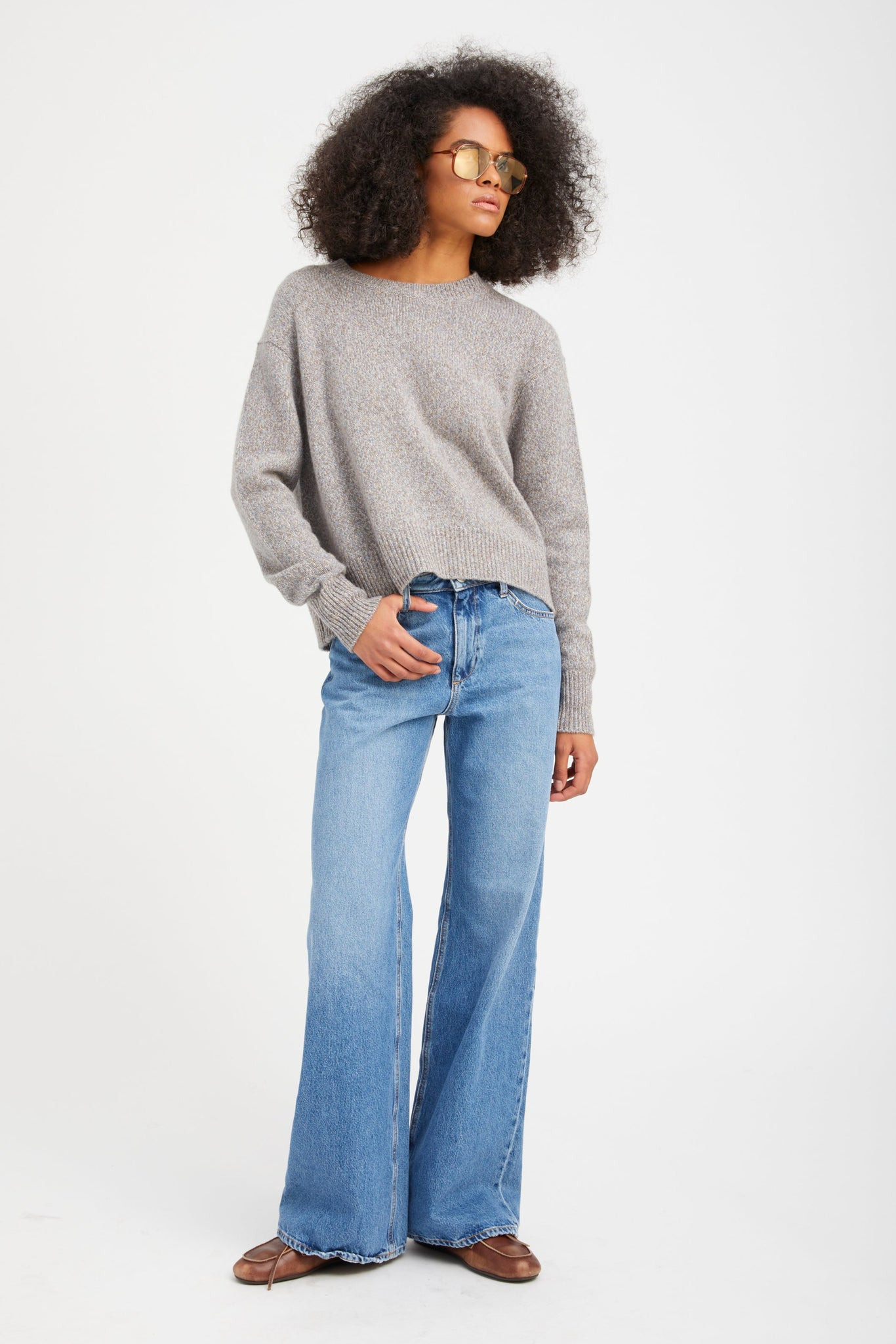 EDITH VINTAGE WIDE LEG DENIM - 2