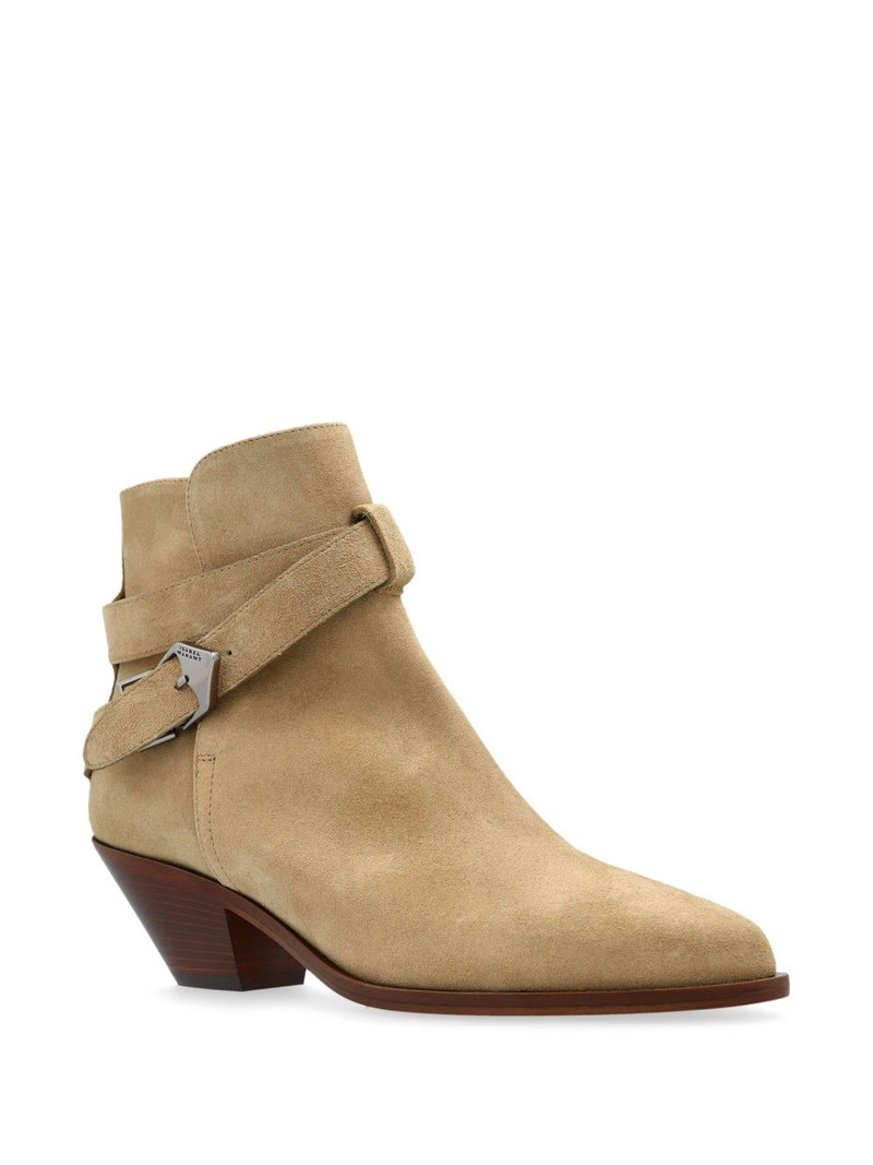 Isabel Marant 60mm suede ankle boots outlook