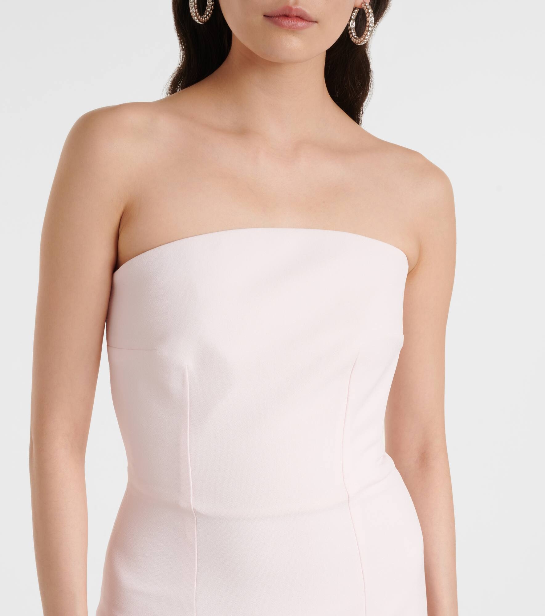 Sofie embellished crêpe bustier gown - 4