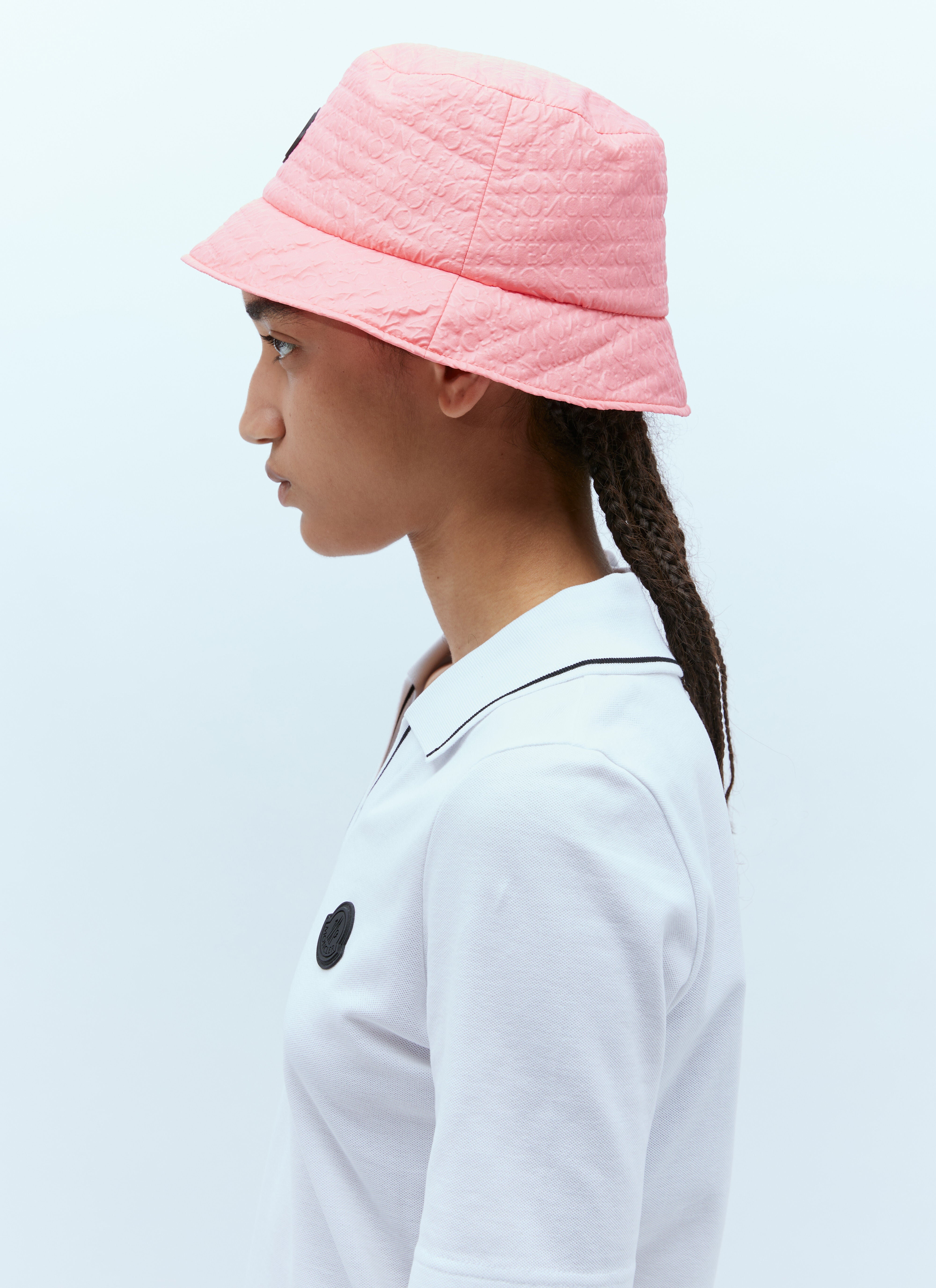 Moncler Women Logo Patch Bucket Hat - 4