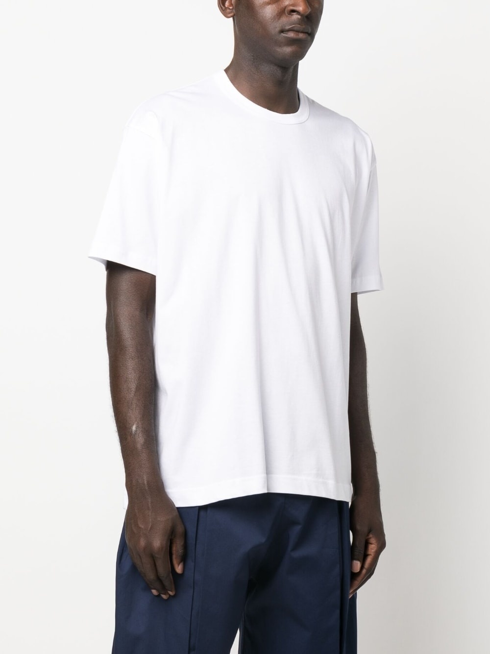 rear logo-print T-shirt - 3