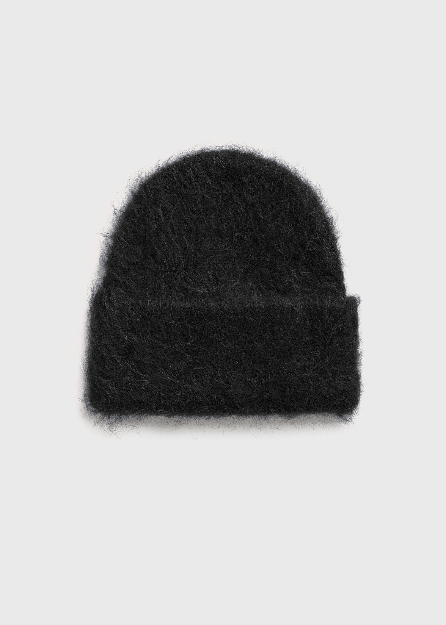 Alpaca knit beanie black - 5