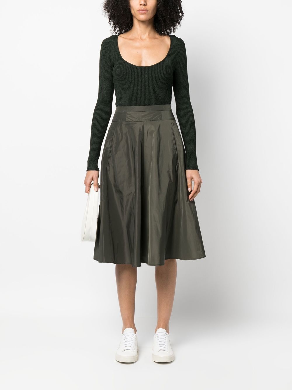 A-line midi skirt - 2