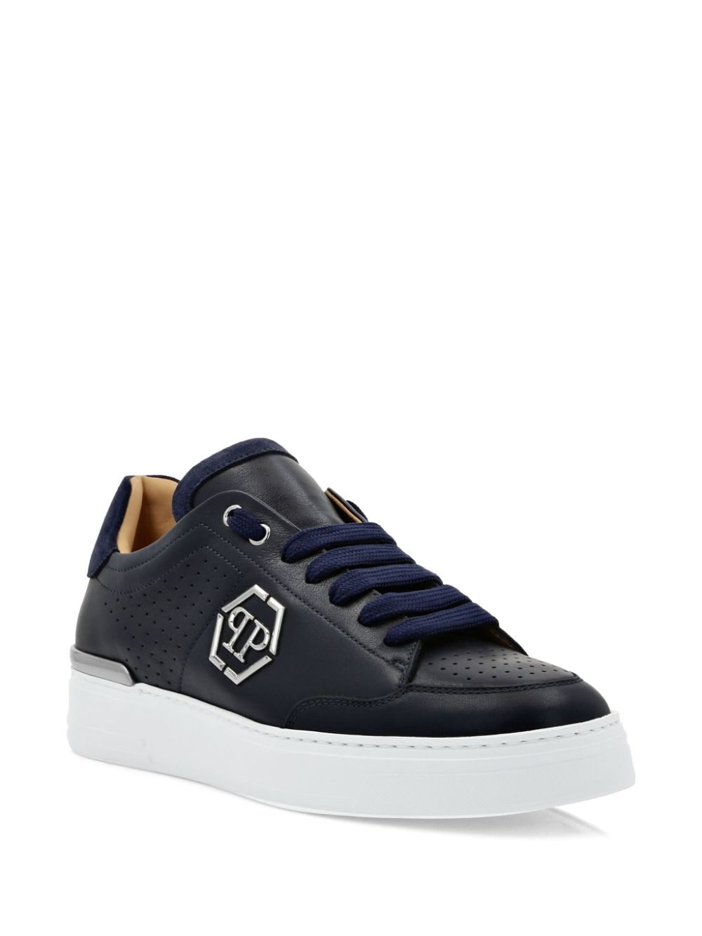 logo-appliquÃ© low-top sneakers - 2