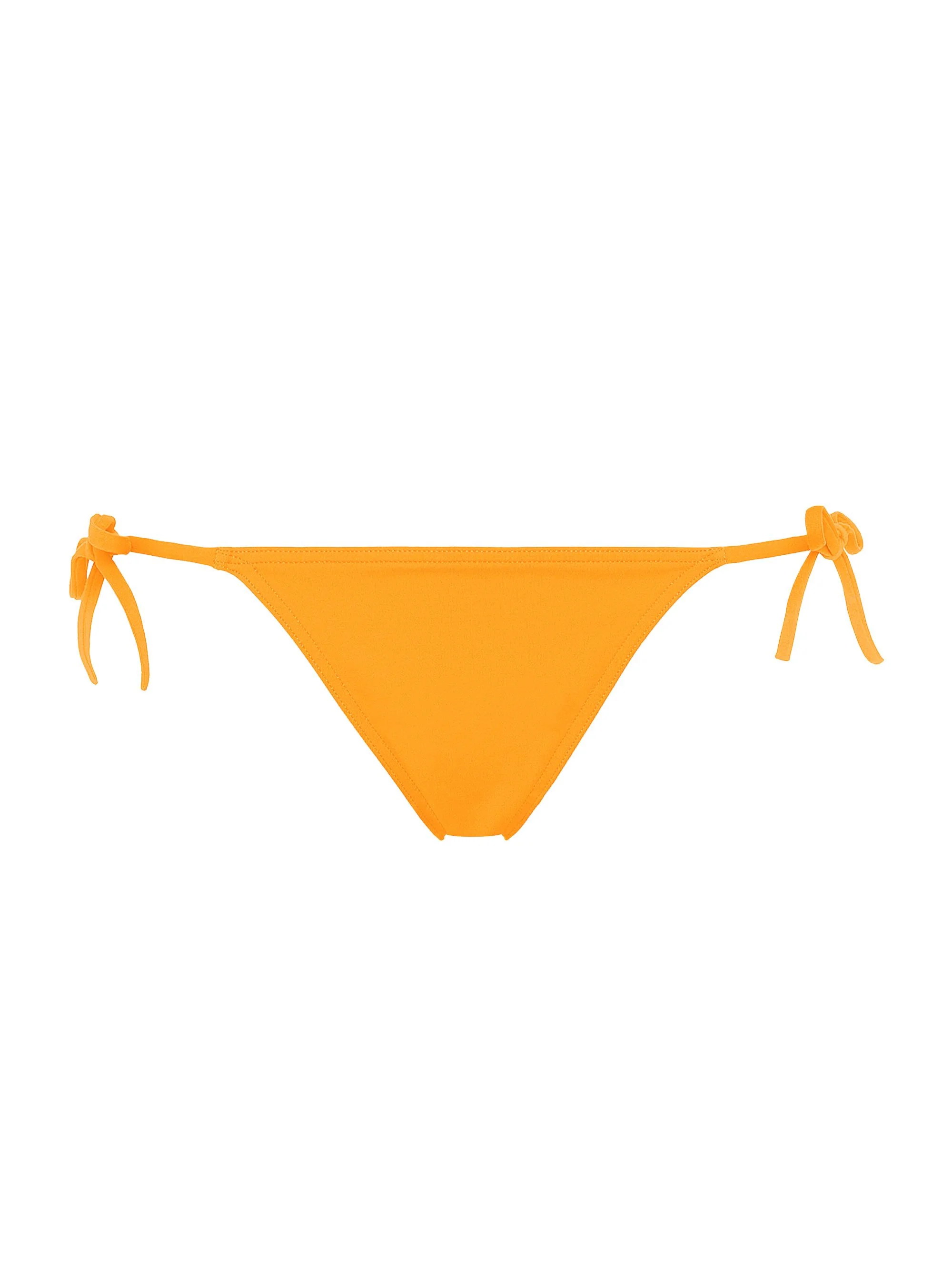 Women's Malou Low-Rise Side-Tie Bikini Bottom - Kumquat - 1