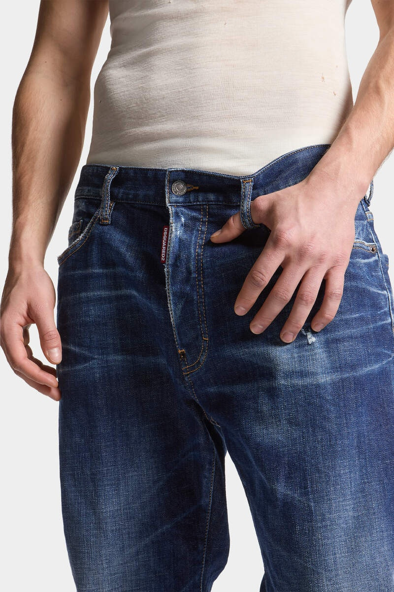 DARK BASIC WASH BRO JEANS 5