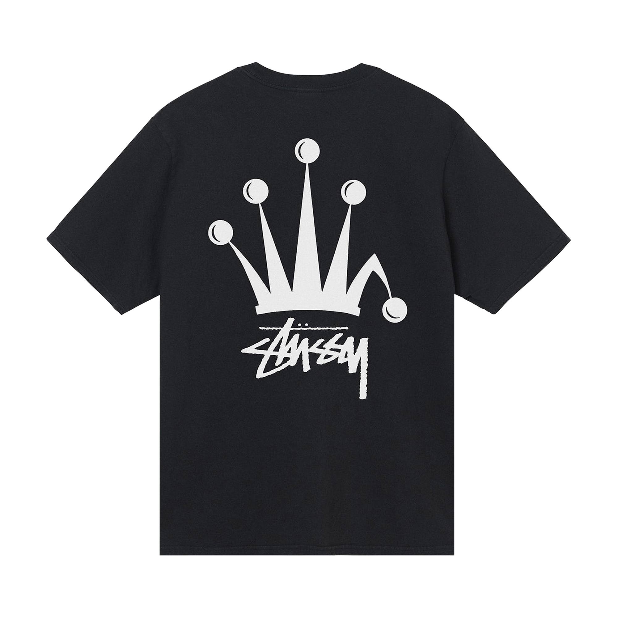 Stussy Regal Crown Pigment Dyed Tee 'Black' - 2