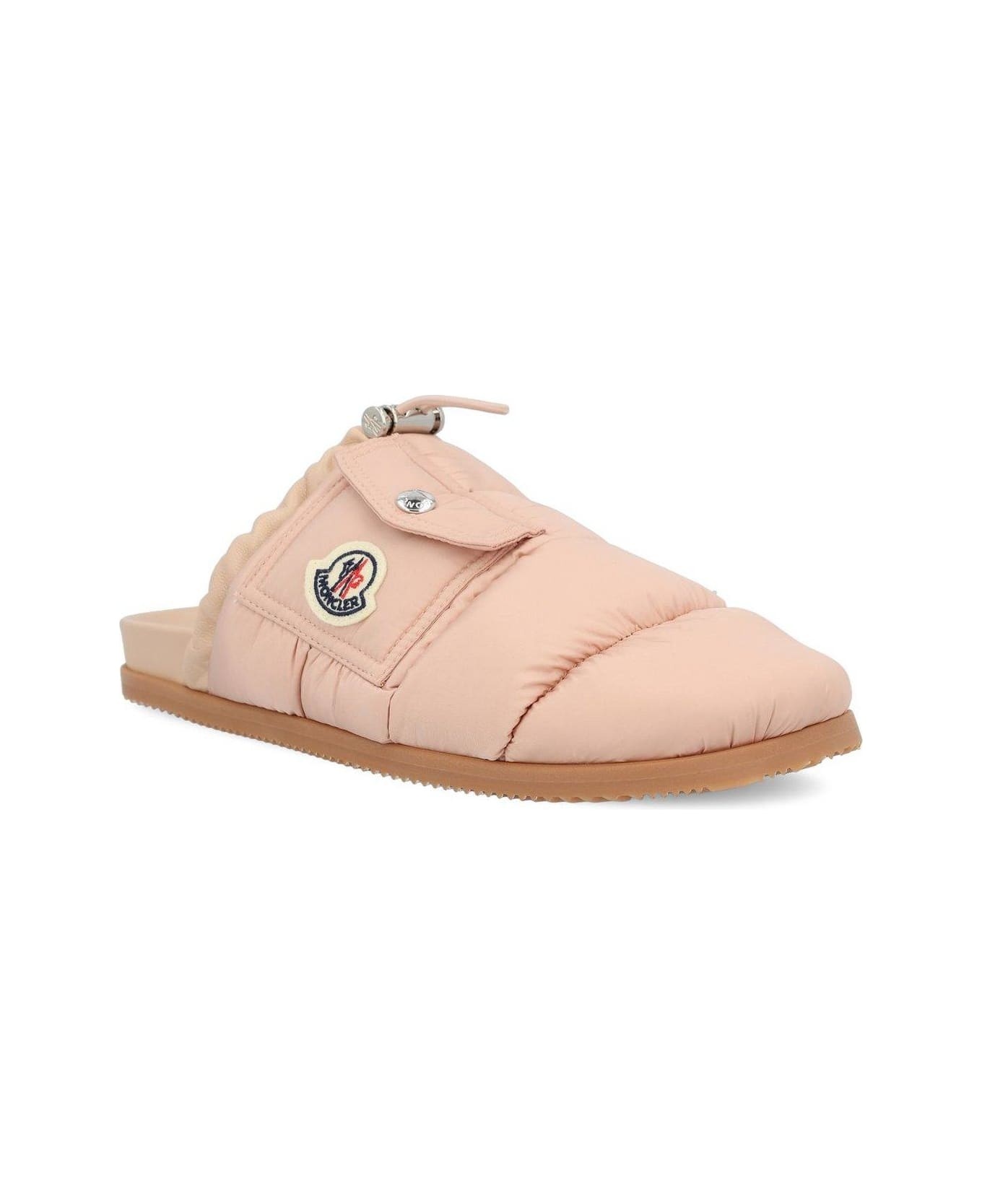 Logo Patch Padded Slippers - 2