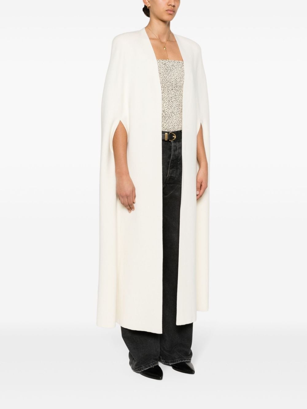 Finola virgin-wool poncho - 3