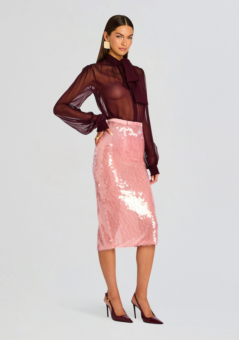 TANITH SEQUIN SKIRT 4