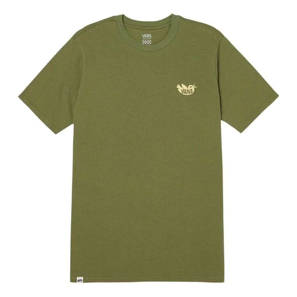 (WMNS) Vans Buzz Graphic T-Shirt 'Green' VN000C0TZBF - 1