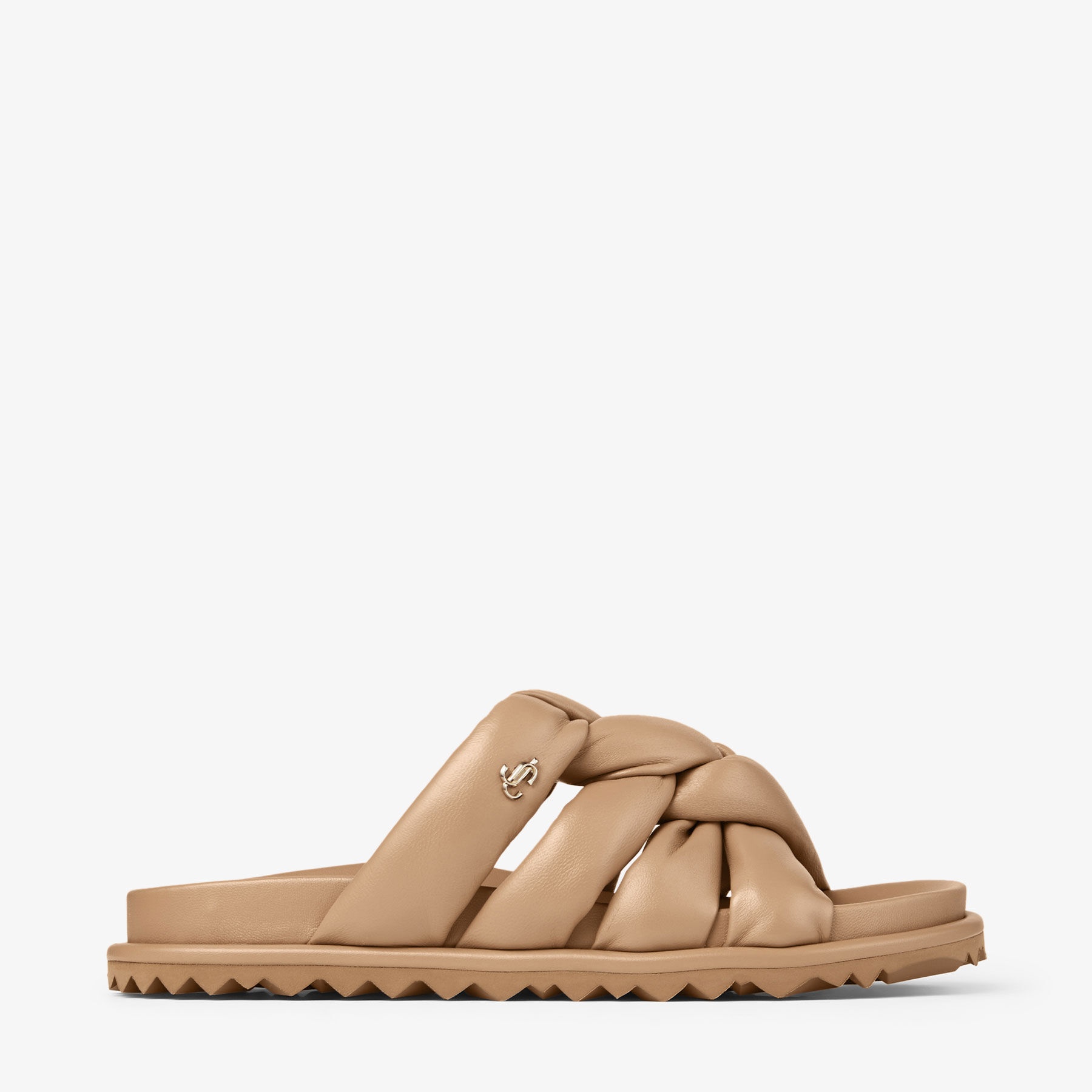 Kes Flat
Biscuit Nappa Leather Sandals - 1