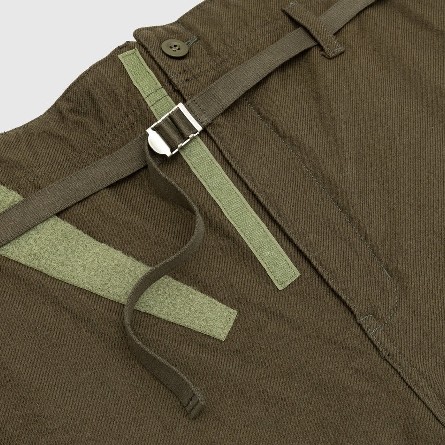 WOOL SERGE CARGO PANTS - 5
