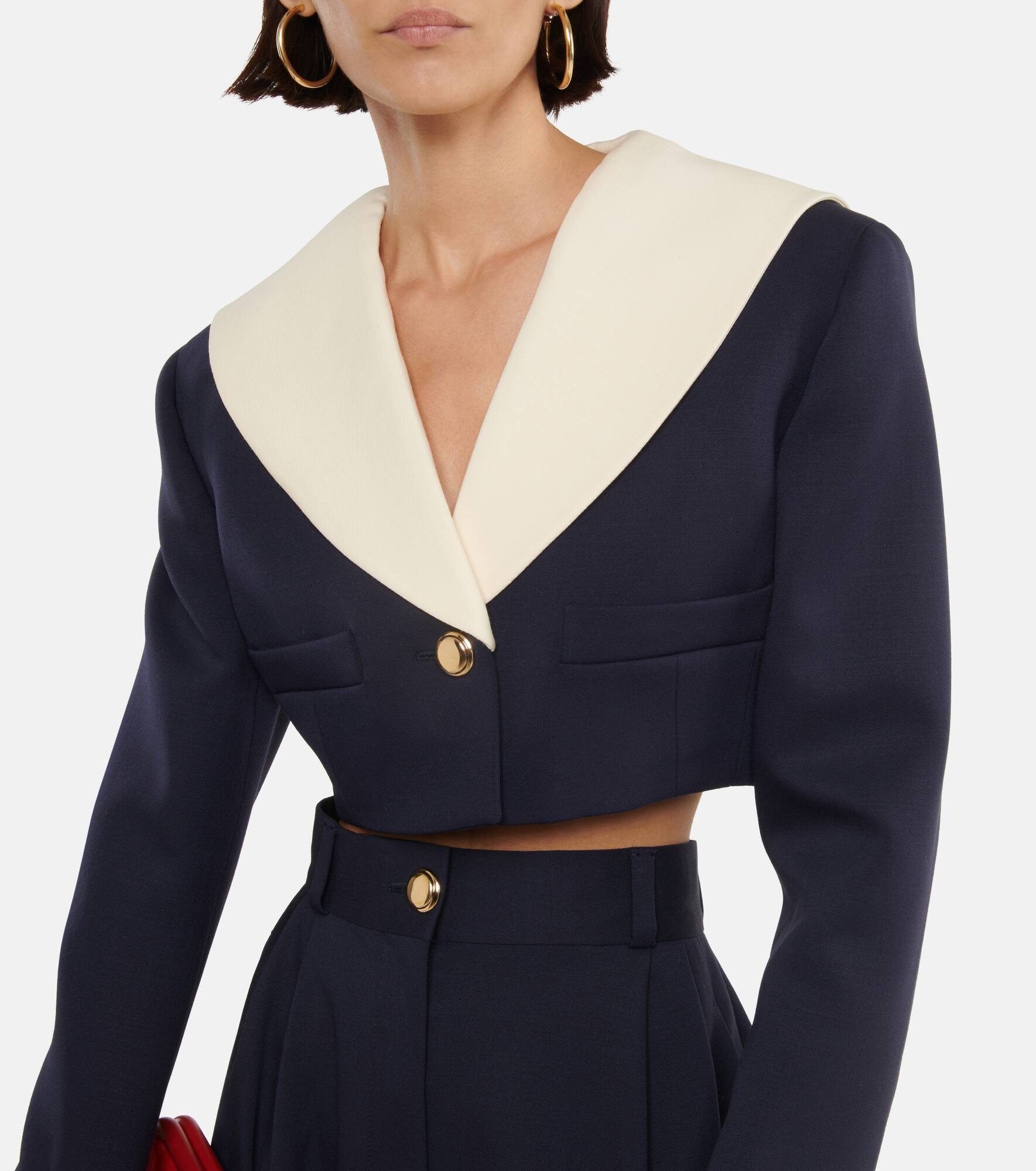 Crop wool jacket - 4