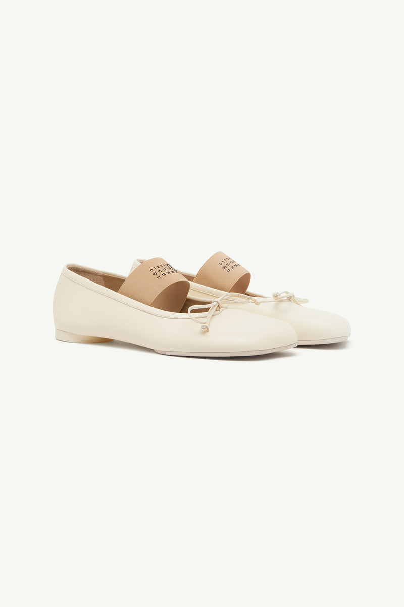 MM6 Maison Margiela Anatomic Numeric Ballerinas outlook