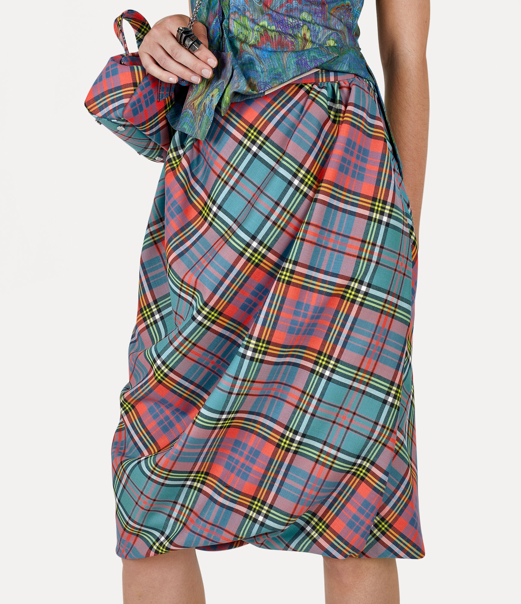 DRUNKEN DRAPE SKIRT - 4