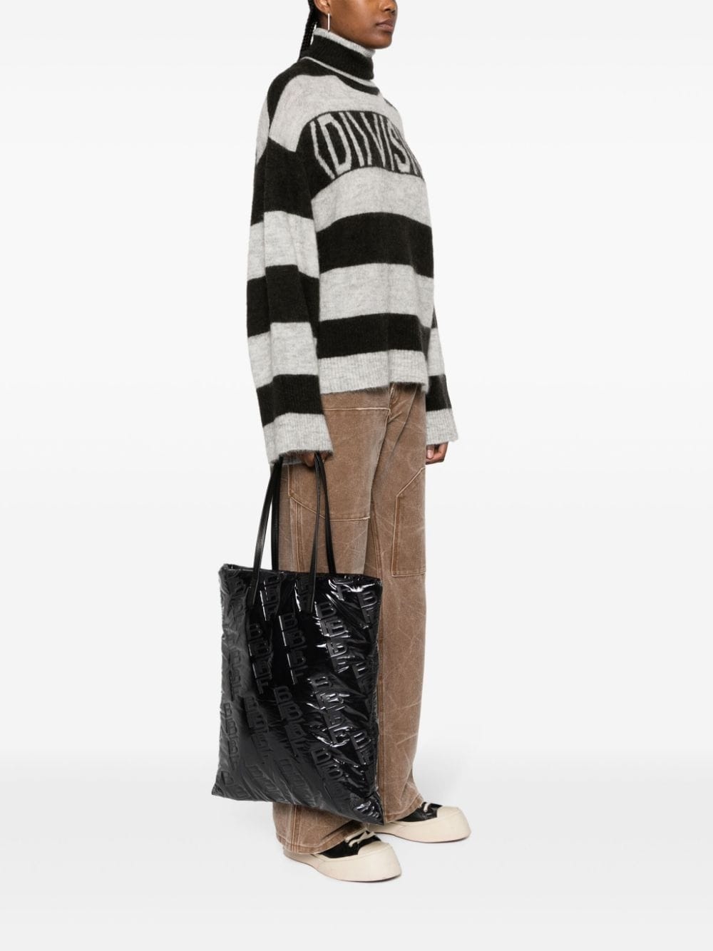 logo-embossed tote bag - 2
