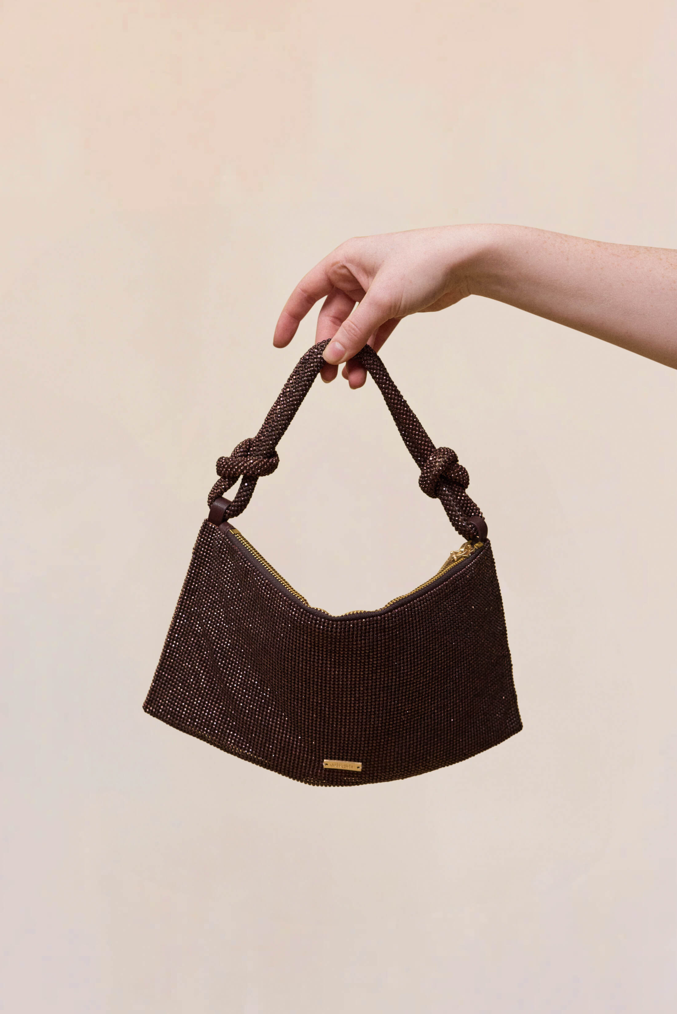 HERA NANO RHINESTONE SHOULDER BAG - 4
