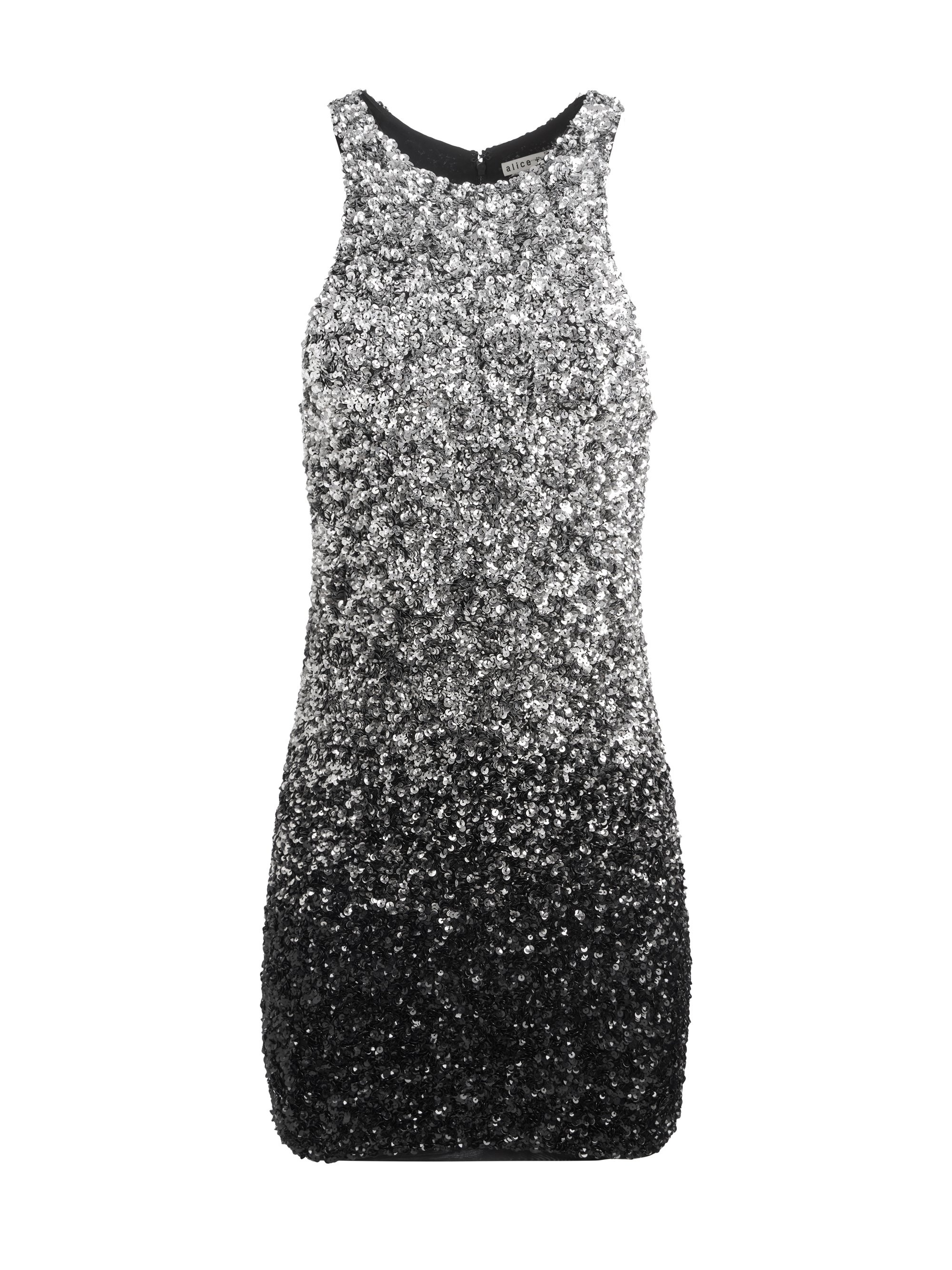 PANIA SEQUIN OMBRE RACERBACK MINI DRESS - 1