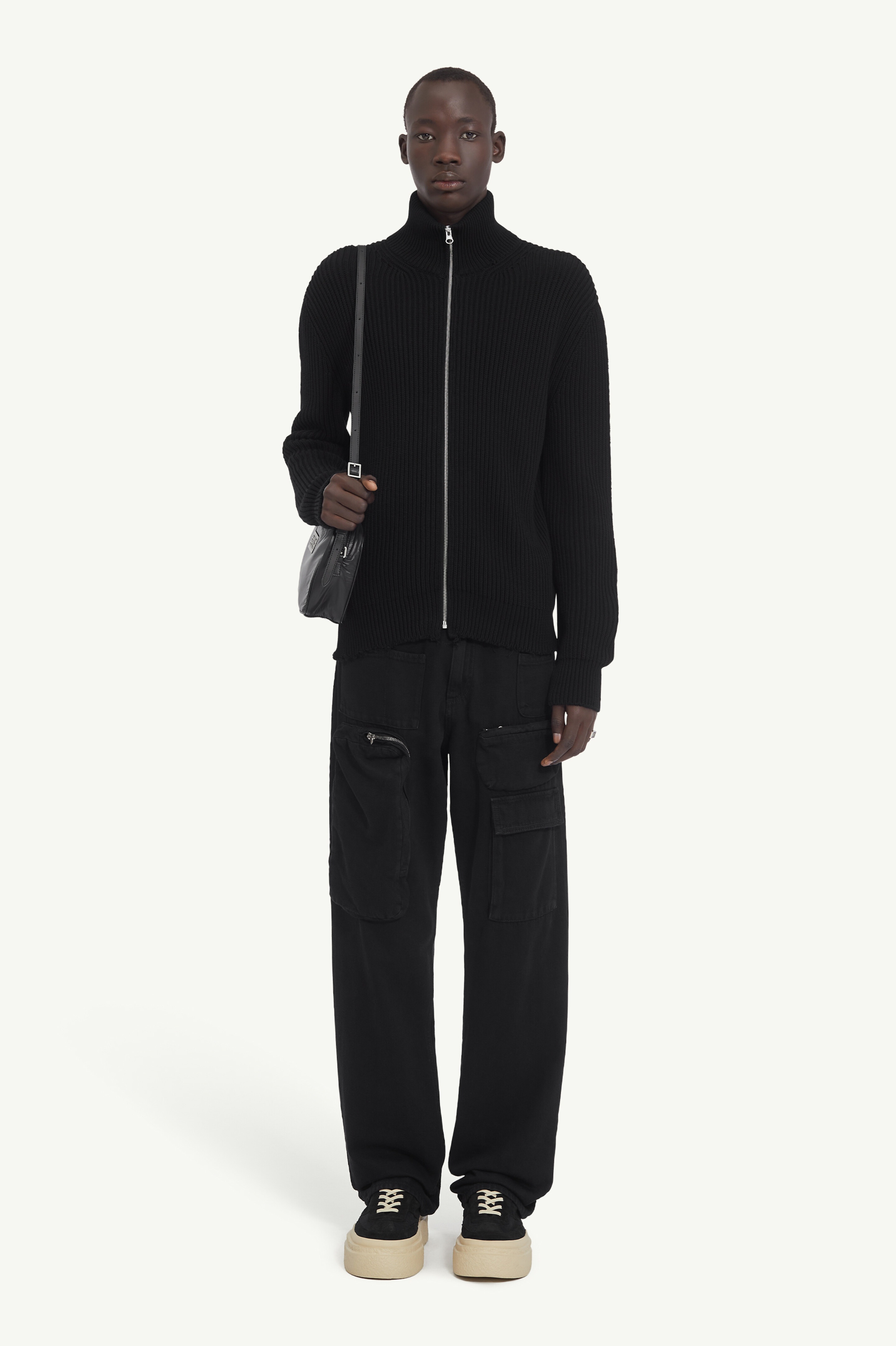Ribbed Knit Sportsjacket - 2