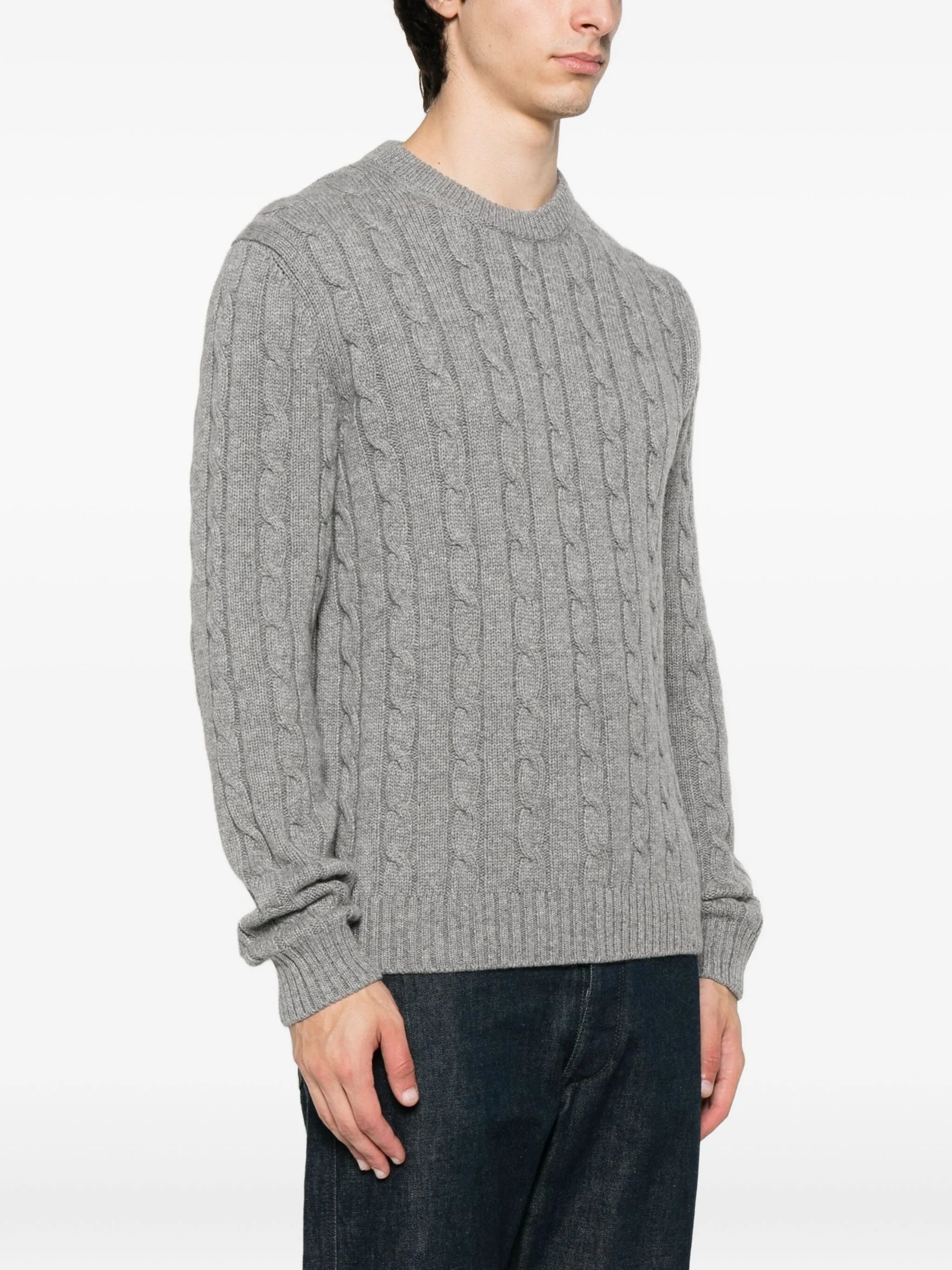 Prada Cable-knit Crew-neck Sweater - 5