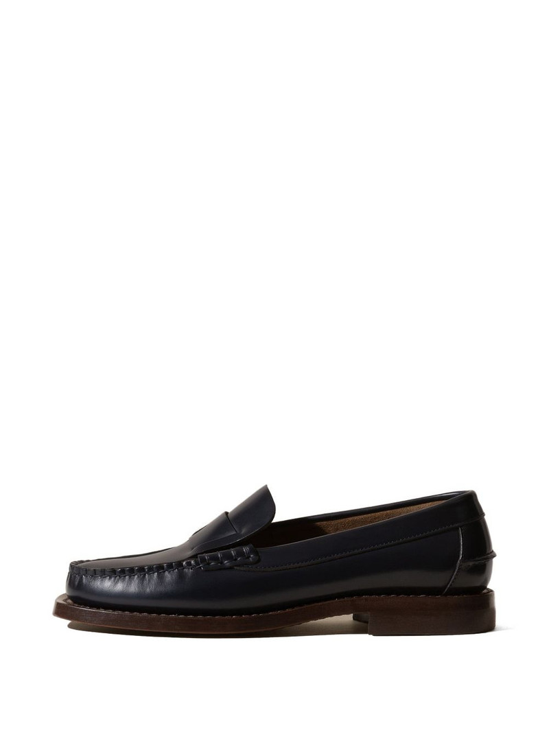 interlaced-detail slip-on loafers 1