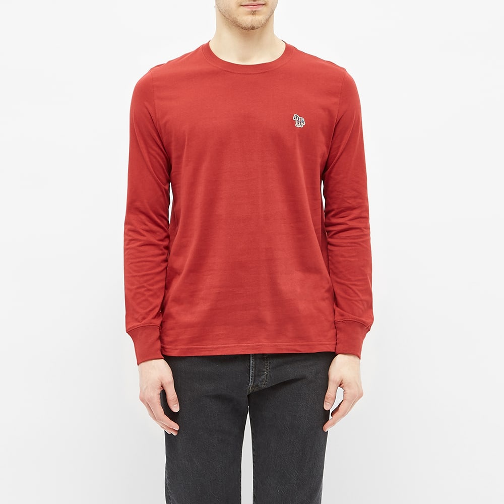 Paul Smith Long Sleeve Zebra Logo Tee - 3