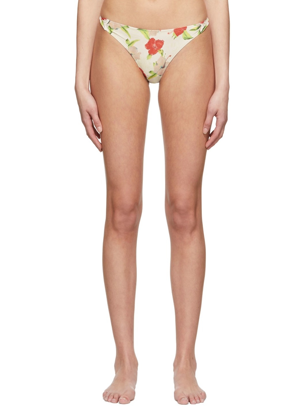 Off-White Twisted Bikini Bottoms - 1