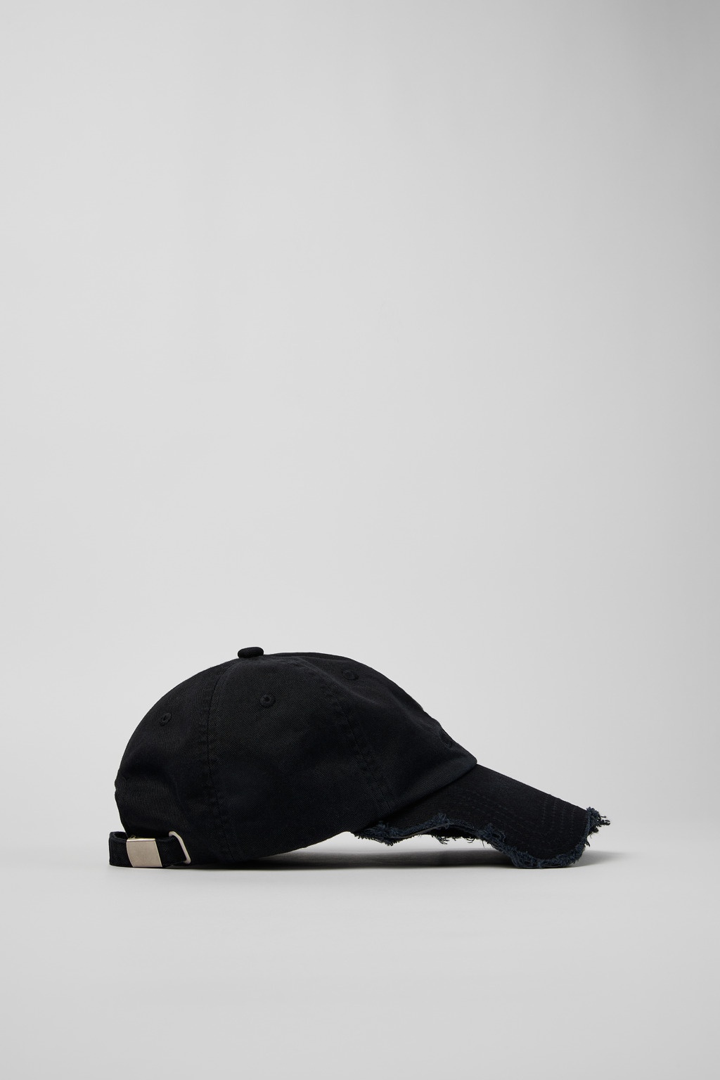 Dark Gray Cotton Cap (One Size) - 3