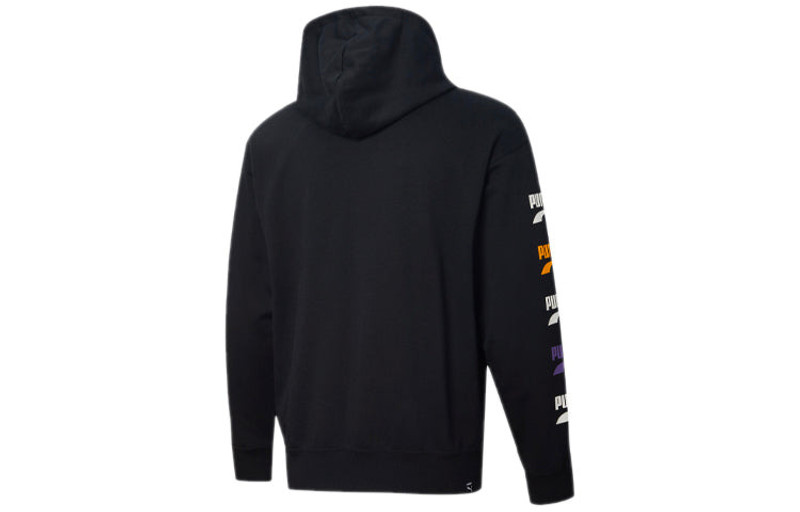 PUMA PUMA Casual Printing Casual Hooded Jacket Black 530160-01 outlook
