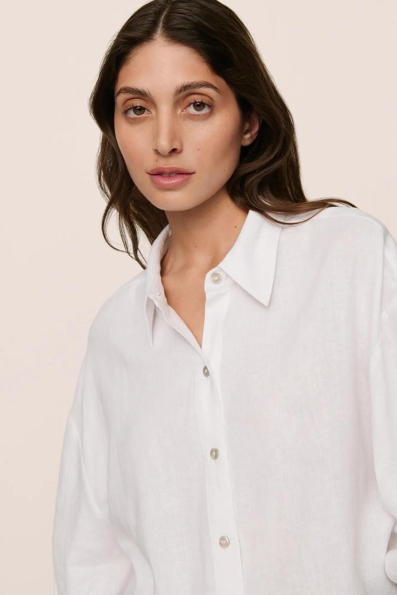 eberjey Linen Blend Relaxed Quarter Sleeve Top outlook