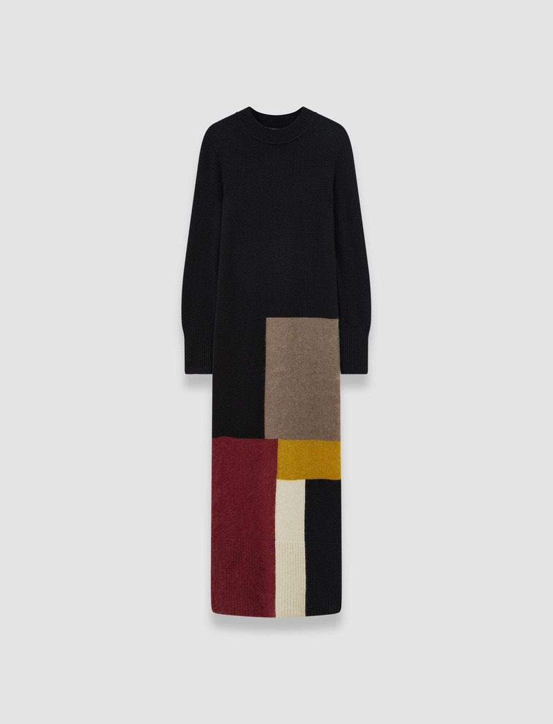 Overlay Wool Dress 1