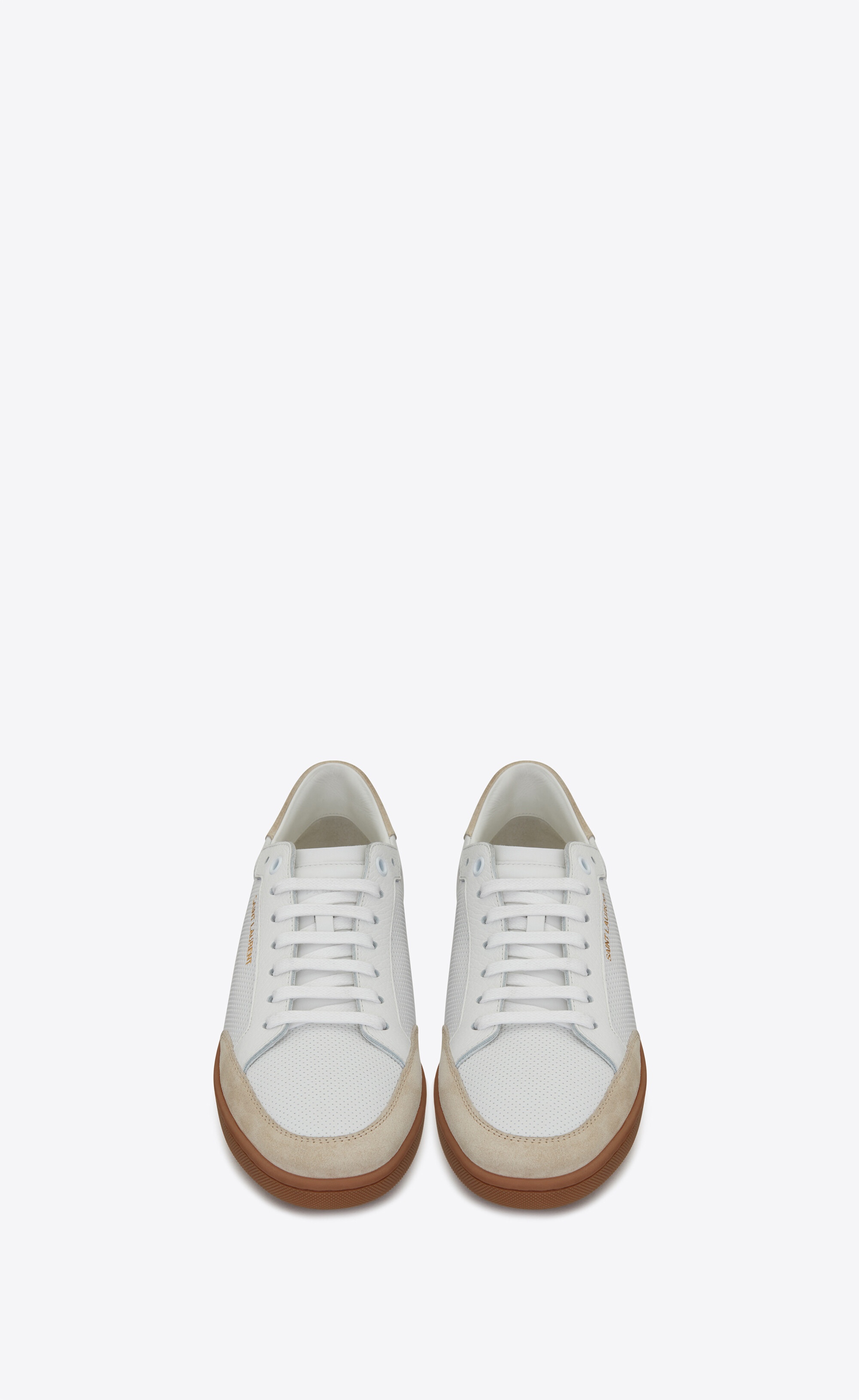 court classic sl/10 sneakers in perforated leather and suede - 2