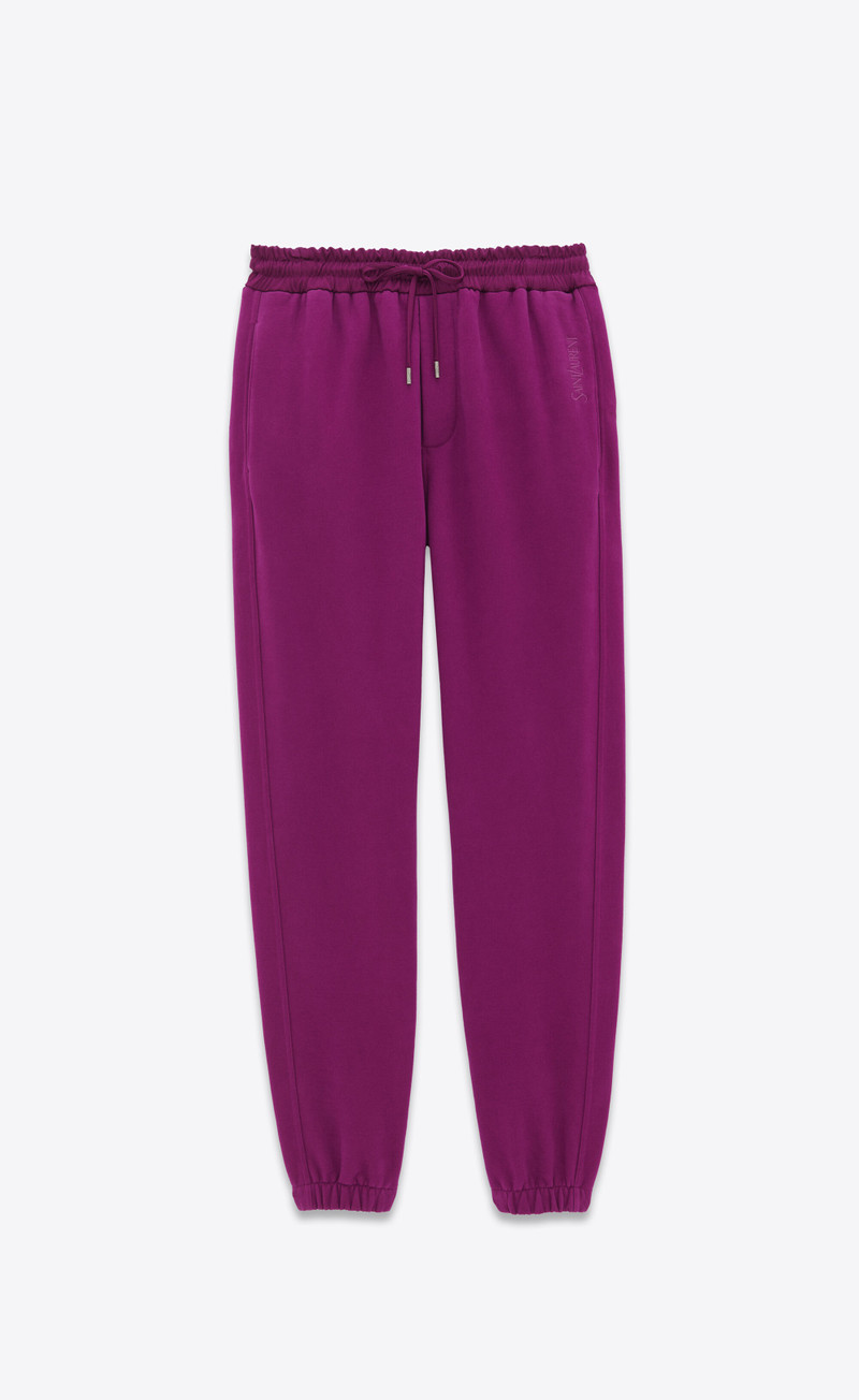 saint laurent sweatpants in fleece 1
