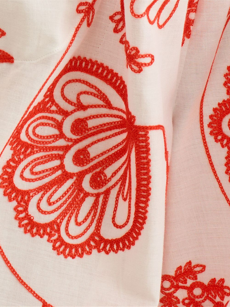 floral-embroidered bermuda shorts 5