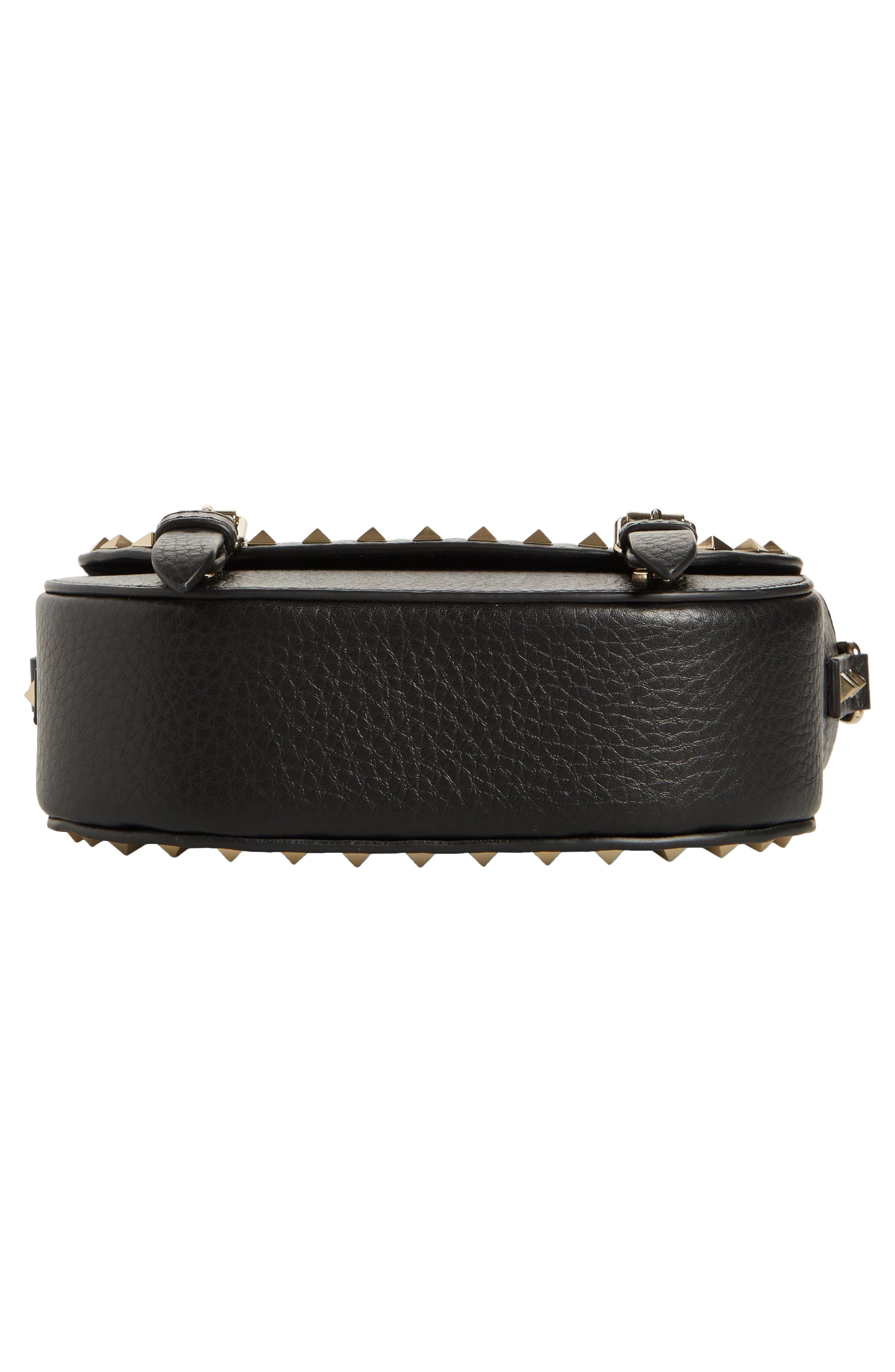 Valentino Garavani Small Rockstud Saddle Crossbody Bag in Black at Nordstrom - 5