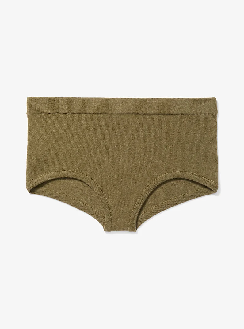 Stretch Cashmere Blend Briefs - 1