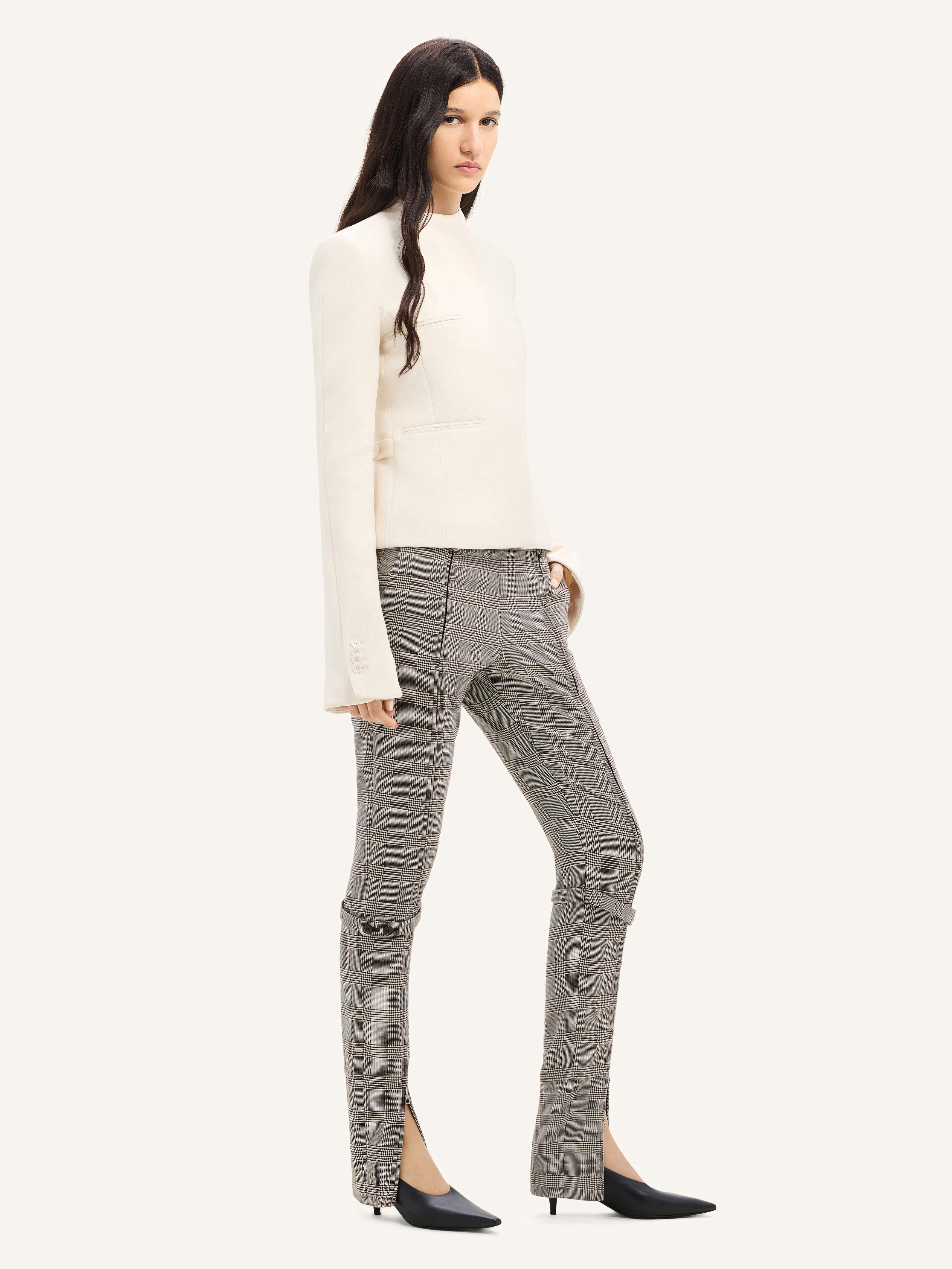OFFICER COLLAR HERITAGE CREPE TAILORED JACKET - 3