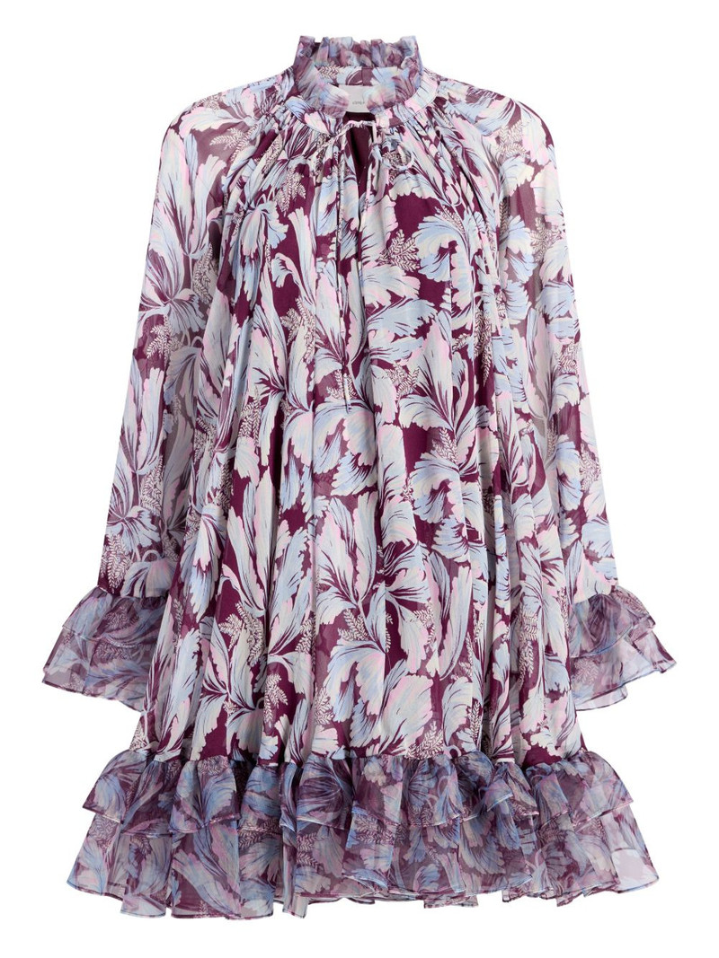 Cairette ruffled tulip mini dress 1